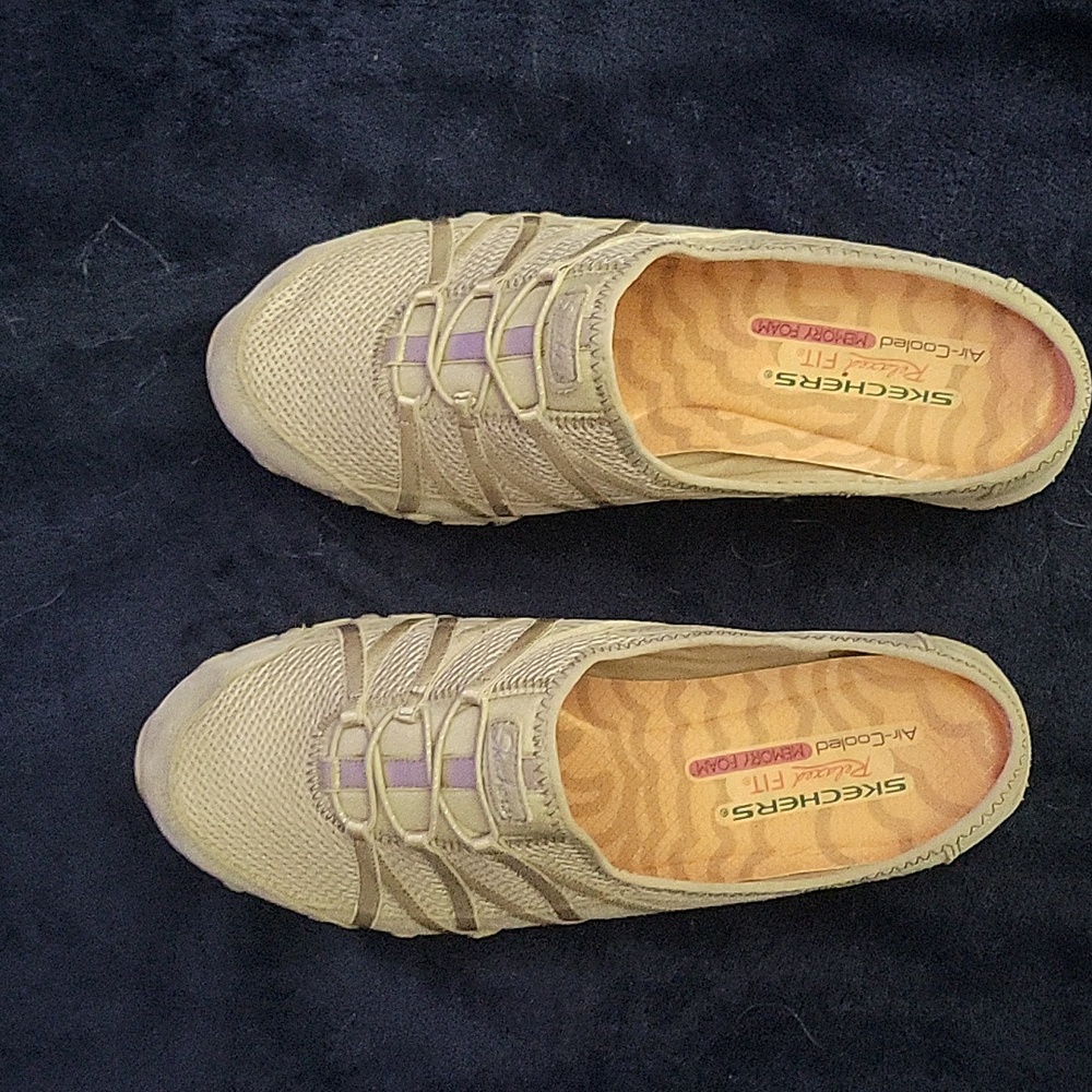Skechers size 10 cooling memory foam slip on
